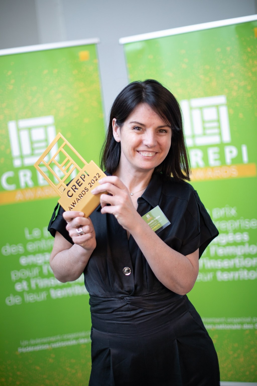 Emmanuelle Cadiou - PDG Cadiou - Lauréat Or pour le Prix de l'égalité professionnelle